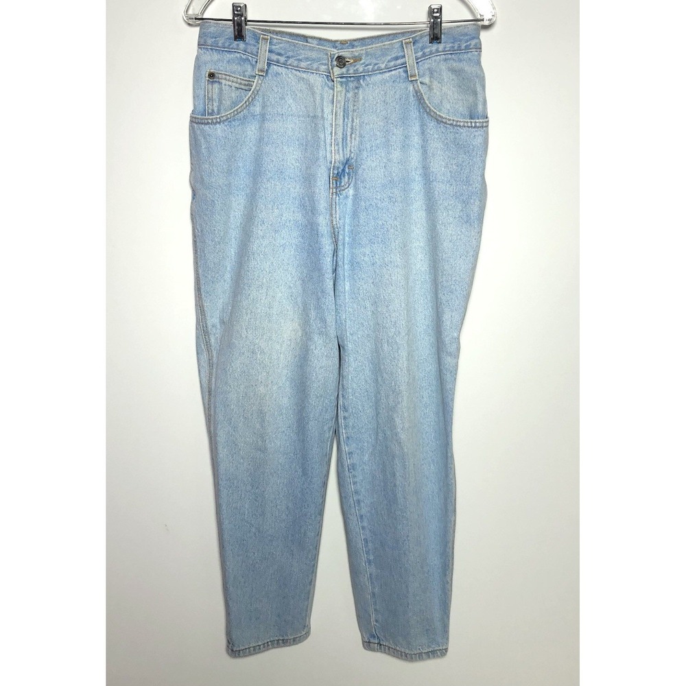 Vtg 80s Gitano Jeans High Waist Mom Jeans Tapered Denim 12P W-31" L-27.5"